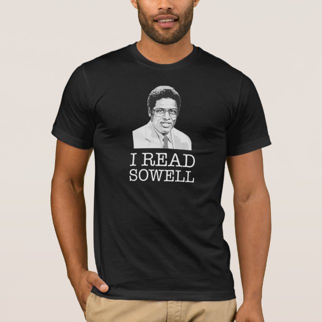 Leí la camiseta del libertario de Thomas Sowell (Anverso)