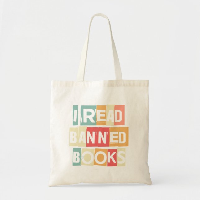 "Leí Libros Prohibidos" Bolsa Tote (Frente)