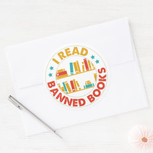 Leí Libros Prohibidos Grandes Pegatinas