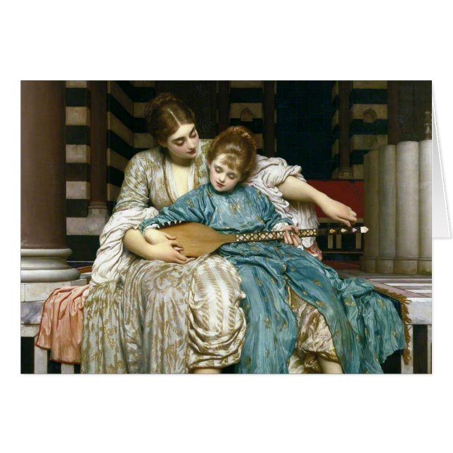 Leighton: La lección de música de Lord Leighton (Anverso (Horizontal))