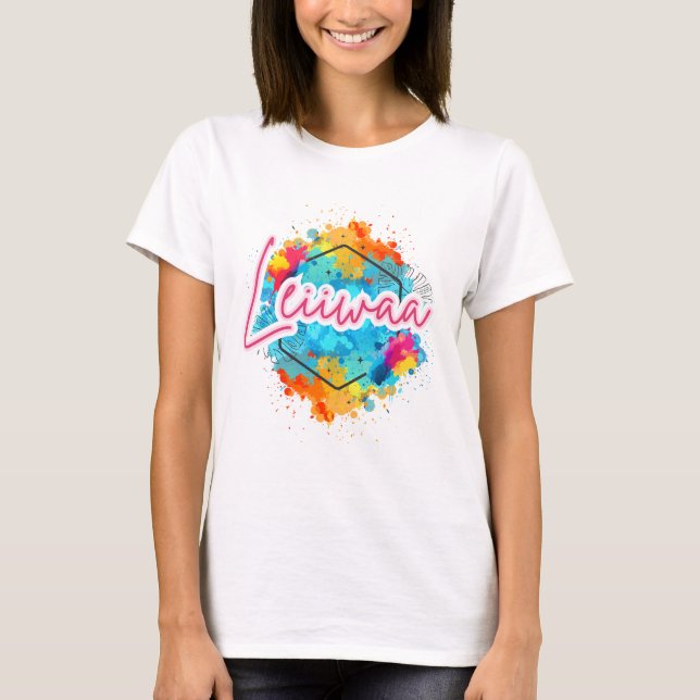 LEIIWAA – Soy el Plan | Camiseta Audaz de Chica de (Anverso)