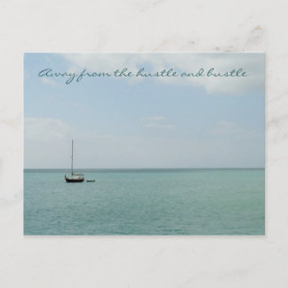 Lejos del ajetreo y el bullicio de la postal