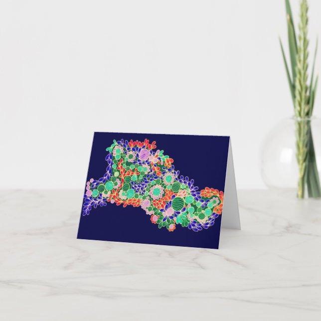 Leliza diseña la tarjeta de nota en blanco (Anverso)