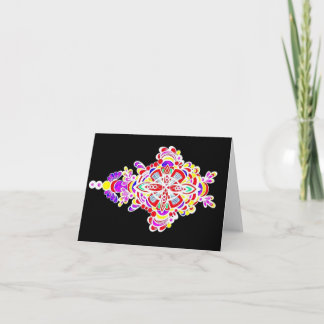 Leliza diseña tarjeta de nota en blanco