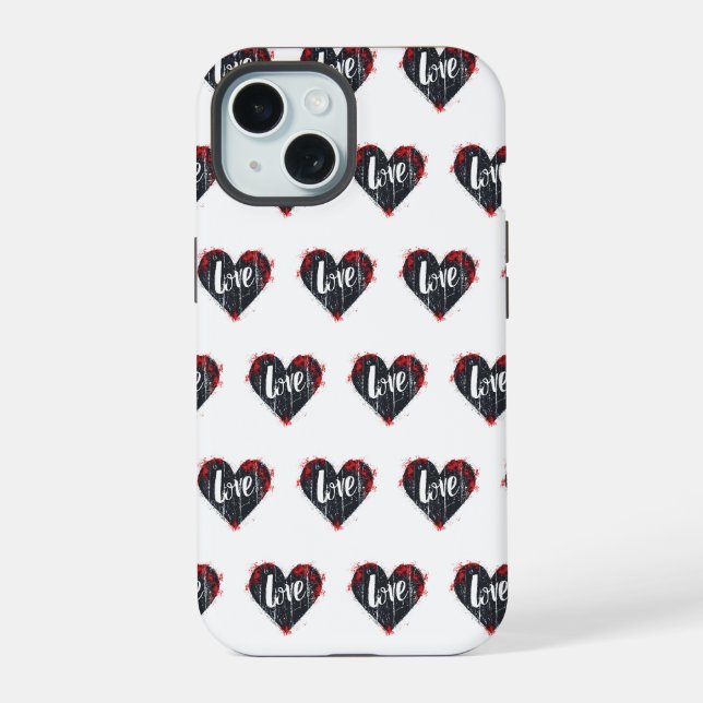 Lema de amor de corazón negro (Reverso )