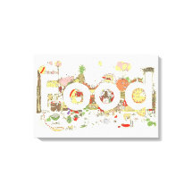 Lema de arte de palabras de comida Humor de tipogr