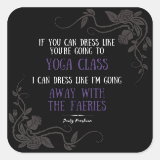 Lema del Día de la Faeshion - Pegatina negro