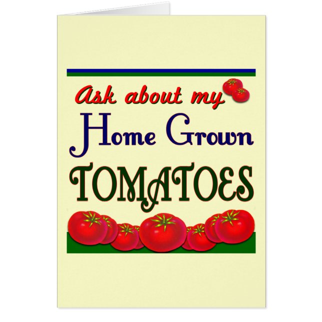 Lema del huerto de tomate local (Frente)
