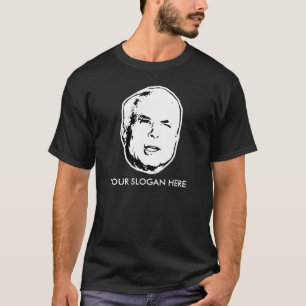 Lema/personalizable de la camiseta de John McCain
