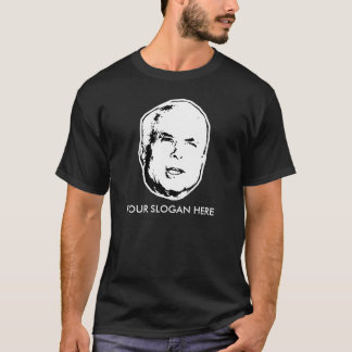 Lema/personalizable de la camiseta de John McCain