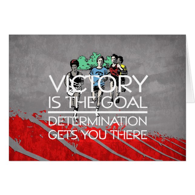 Lema SUPERIOR de la victoria de la pista (Anverso (Horizontal))