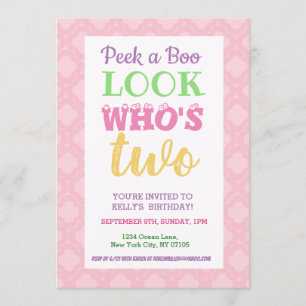 Lemas de invitación de segundo cumpleaños