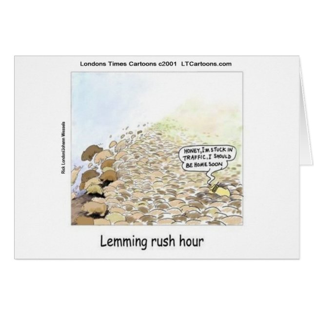 Lemmings Rush Hour Funny (Anverso (Horizontal))