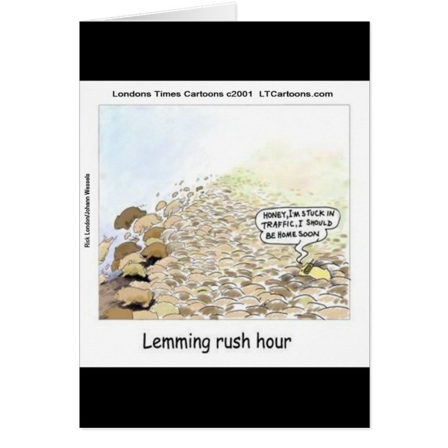 Lemmings Rush Hour Funny (Frente)
