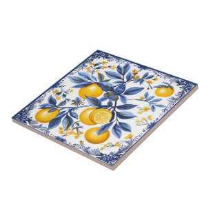 🍋 Lemon Azulejo con elementos azules