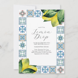 Lemon Baby Shower Invitaciones Lemondrop Tema