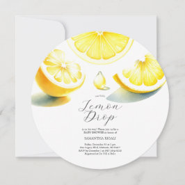 Lemon Baby Shower Invitaciones Lemondrop Tema