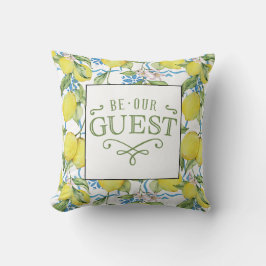 Lemon Be Our Guest Cojín decorativo