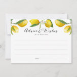 Lemon Bridal Shower consejos y tarjetas de deseos<br><div class="desc">Lemon Bridal Shower consejos y tarjetas de deseos</div>