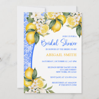 LEMON BRIDAL SHOWER Invitación