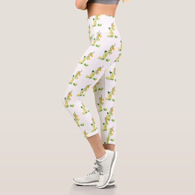 Lemon Capri Leggings Juice Guay Drink Summer Fiest (Izquierda)