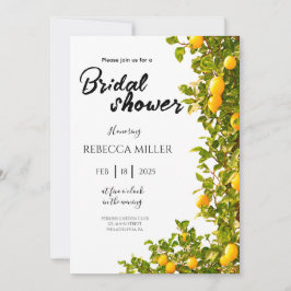 Lemon Grove Romance ducha de novia Invitación