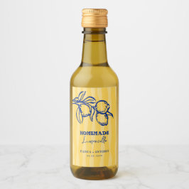 Lemon Homemade Limoncello Italian Wedding Favor