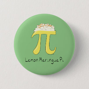 Lemon Meringue Pi Cute Mait Pi Day Botón Pin
