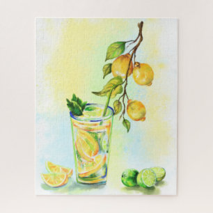 Lemon Puzzles Juice Guay Drink