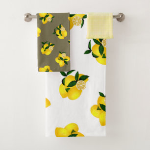 Lemon Yellow Gingham