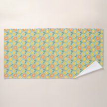 Lemon yellow orange Pattern blue name