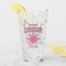Lemonada Rosa Dulce Vintage Con Hielo