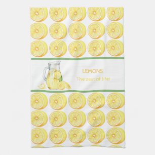 Lemonade In A Glass Kitchen Toalla