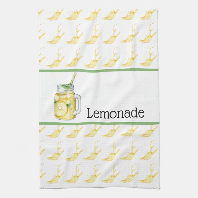Lemonade In A Glass Kitchen Toalla (Vertical)