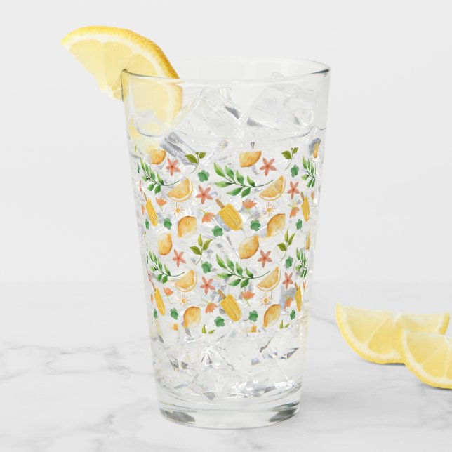 Lemones acuarelas y popsicles (Anverso (hielo))