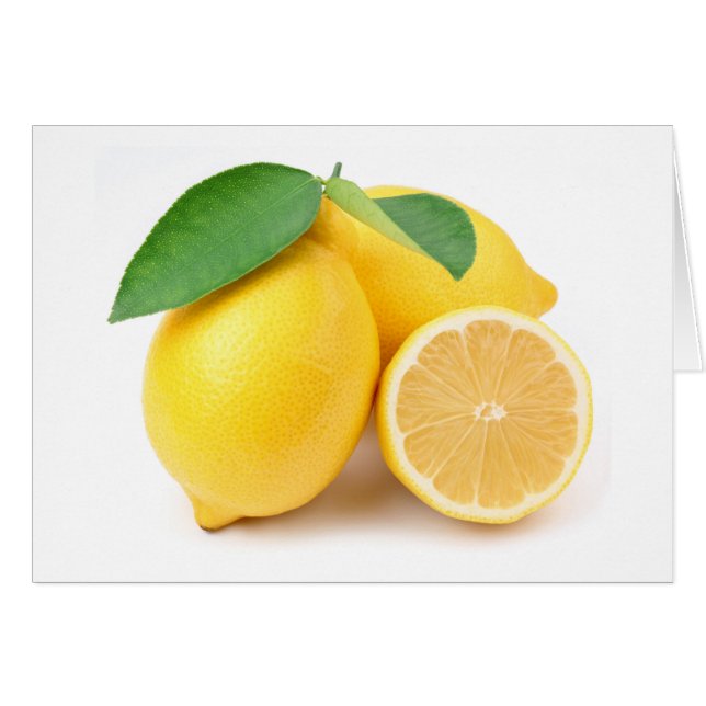 Lemones Amarillos Brillantes y Frescos (Anverso (Horizontal))