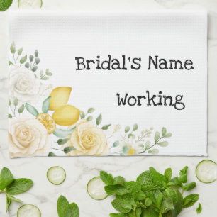 Lemones y Rosas Diseñar toalla de cocina