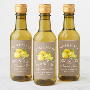 Lemons Gracias Kraft Limoncello Mini Botellas