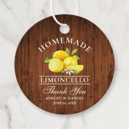 Lemons Wood Limoncello Gracias Etiquetas