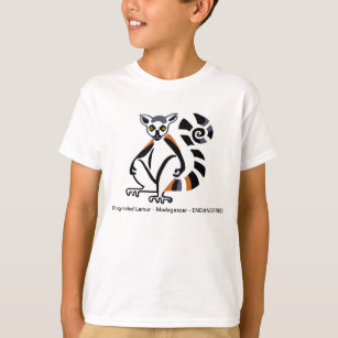 LEMUR de cola anillada Guay - Camiseta para niños