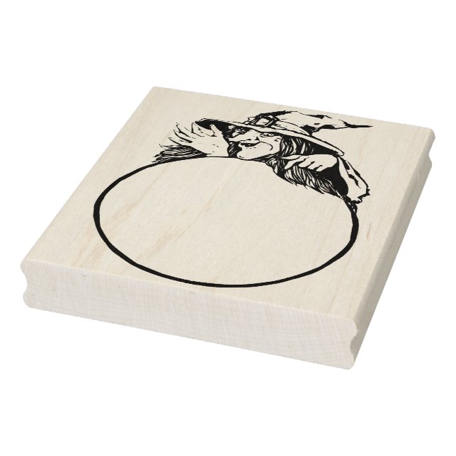 Leña con sello de arte de ilustracion de bola de c (Sello)