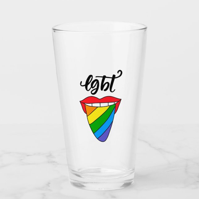 Lengua arcoiris LGBT (Anverso)