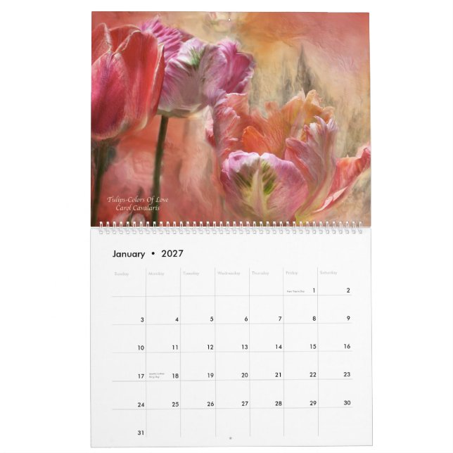 Lengua del Col 2011 calendario del Flor-Romance (Jan 2027)