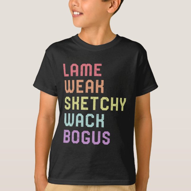 Lenguaje de Señas Cojo Débil Camiseta de jerga Asl (Anverso)