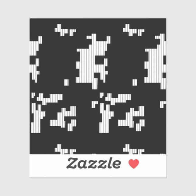 Lenguaje, Pegatina de vinilo de tormenta del desie (Hoja)