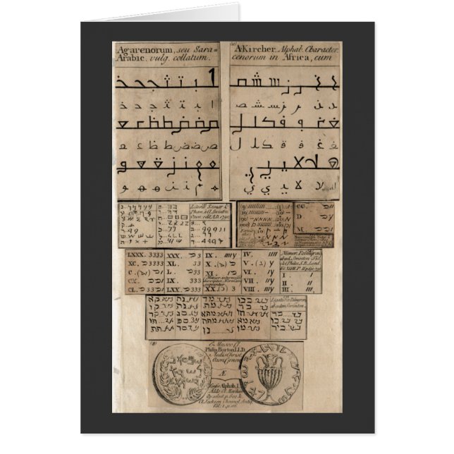 Lenguas antiguas (Frente)