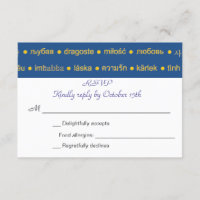 Lenguas de amor bilingües Invitación a matrimonio 