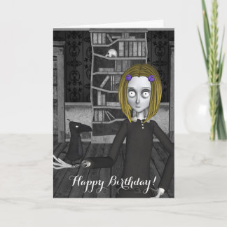 Lenore y del cuervo la tarjeta de cumpleaños nunca