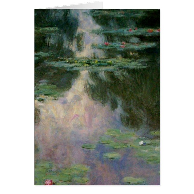 LEÑOS DE AGUA EN EL ESTANQUE VERDE ROSA DE Claude  (Frente)