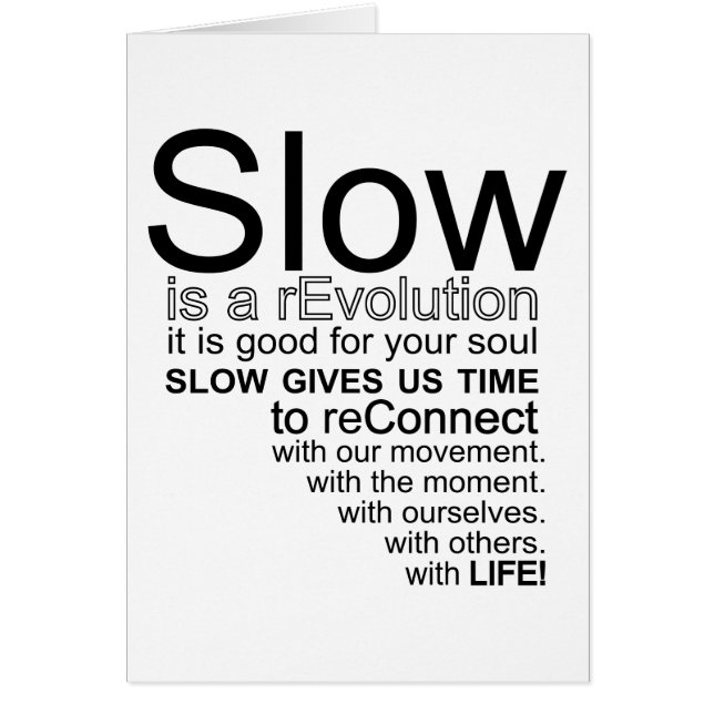 Lenta es una tarjeta del manifiesto del (Frente)